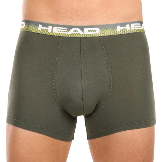 2PACK pánské boxerky HEAD zelené (701226183 001)