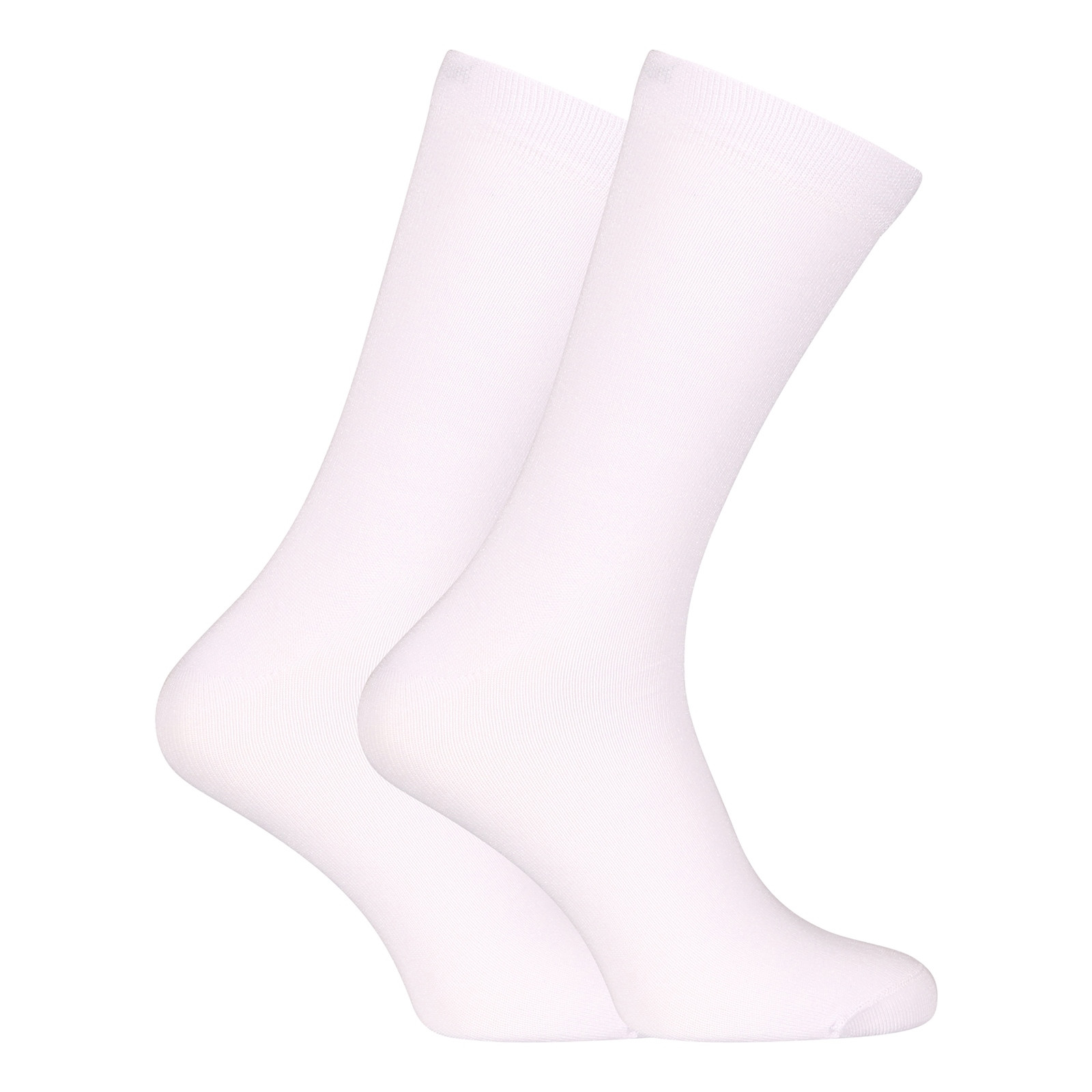Ponožky Nedeto vysoké bambusové bílé (1PBV02) M