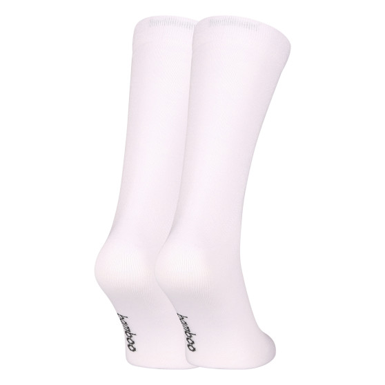 Ponožky Nedeto vysoké bambusové bílé (1PBV02)