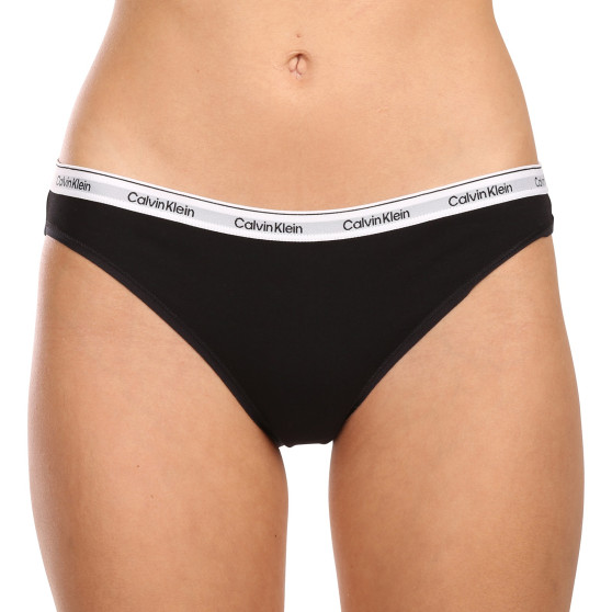 3PACK dámské kalhotky Calvin Klein černé (QD5207E-UB1)