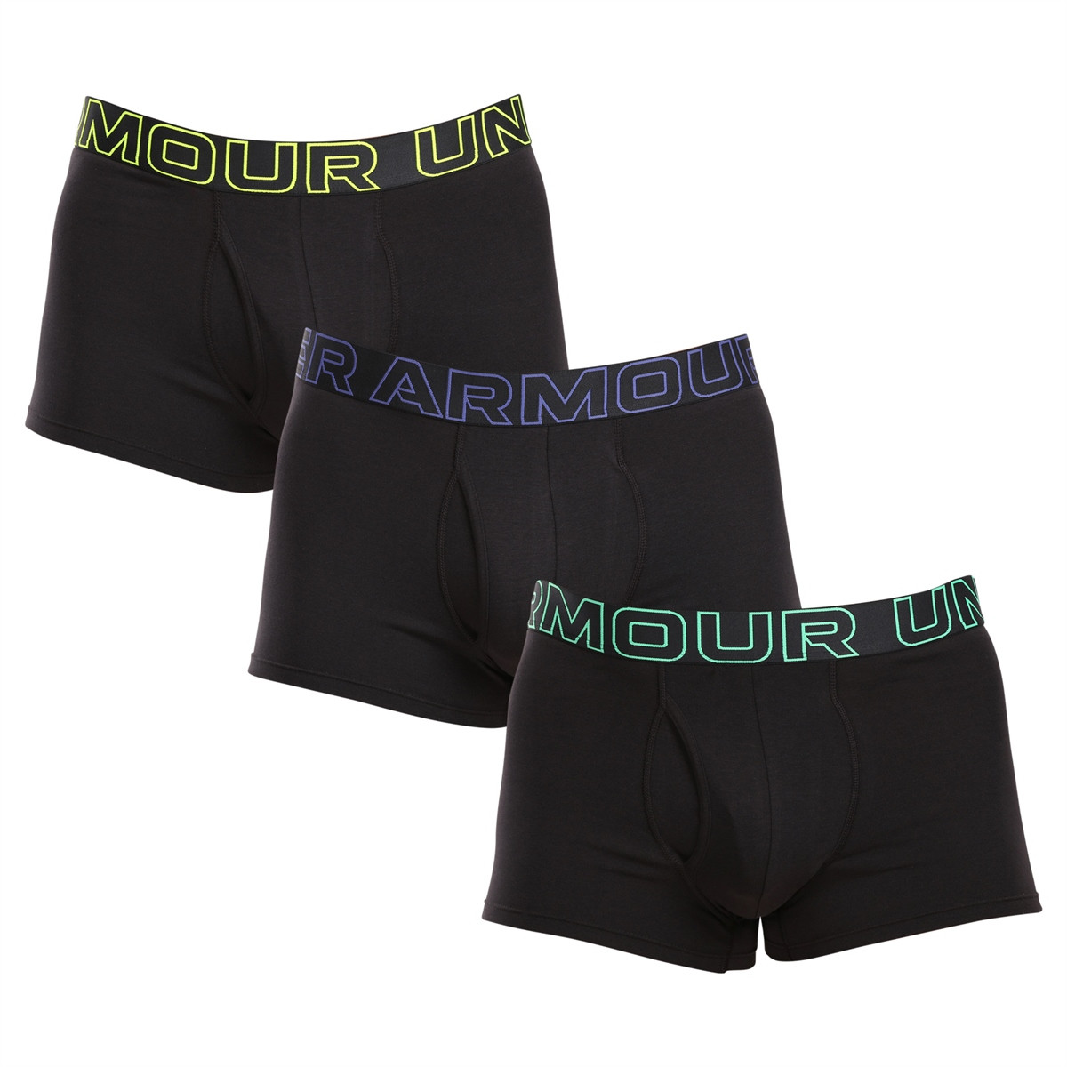 3PACK pánské boxerky Under Armour černé (1383891 002) XXL