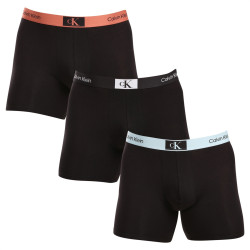 3PACK pánské boxerky Calvin Klein černé (NB3529A-MTF)