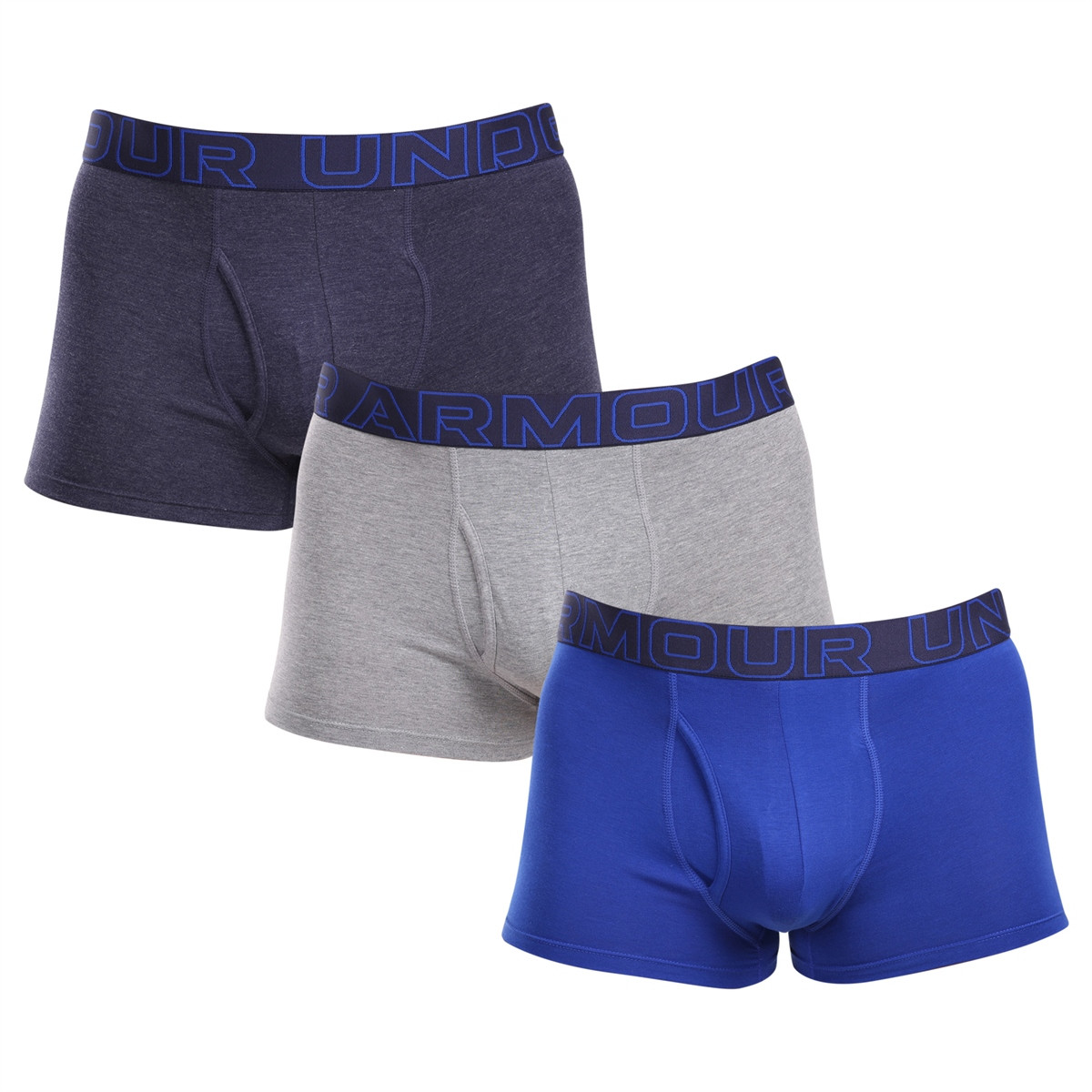 3PACK pánské boxerky Under Armour vícebarevné (1383891 410) XXL, trenky / trenýrky.
Hledáte kvalitní boxerky z funkčního materiálu?
 
Značku Under Armour nemusíme dlouze představovat, jejich kvalitní materiály jsou skvělé.
Více informací o produktu se dozvíte níže.