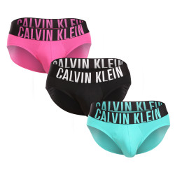 3PACK pánské slipy Calvin Klein vícebarevné (NB3607A-LXP)