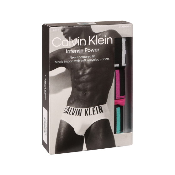 3PACK pánské slipy Calvin Klein vícebarevné (NB3607A-LXP)