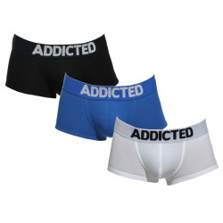 3PACK pánské boxerky Addicted vícebarevné (AD421P-3COL)