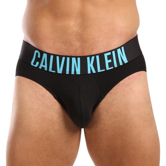 3PACK pánské slipy Calvin Klein černé (NB3607A-LXT)