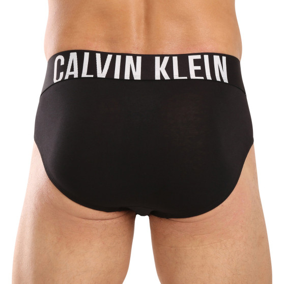 3PACK pánské slipy Calvin Klein černé (NB3607A-LXT)