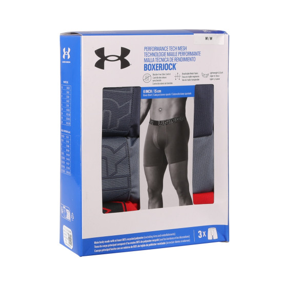 3PACK pánské boxerky Under Armour vícebarevné (1383884 044)