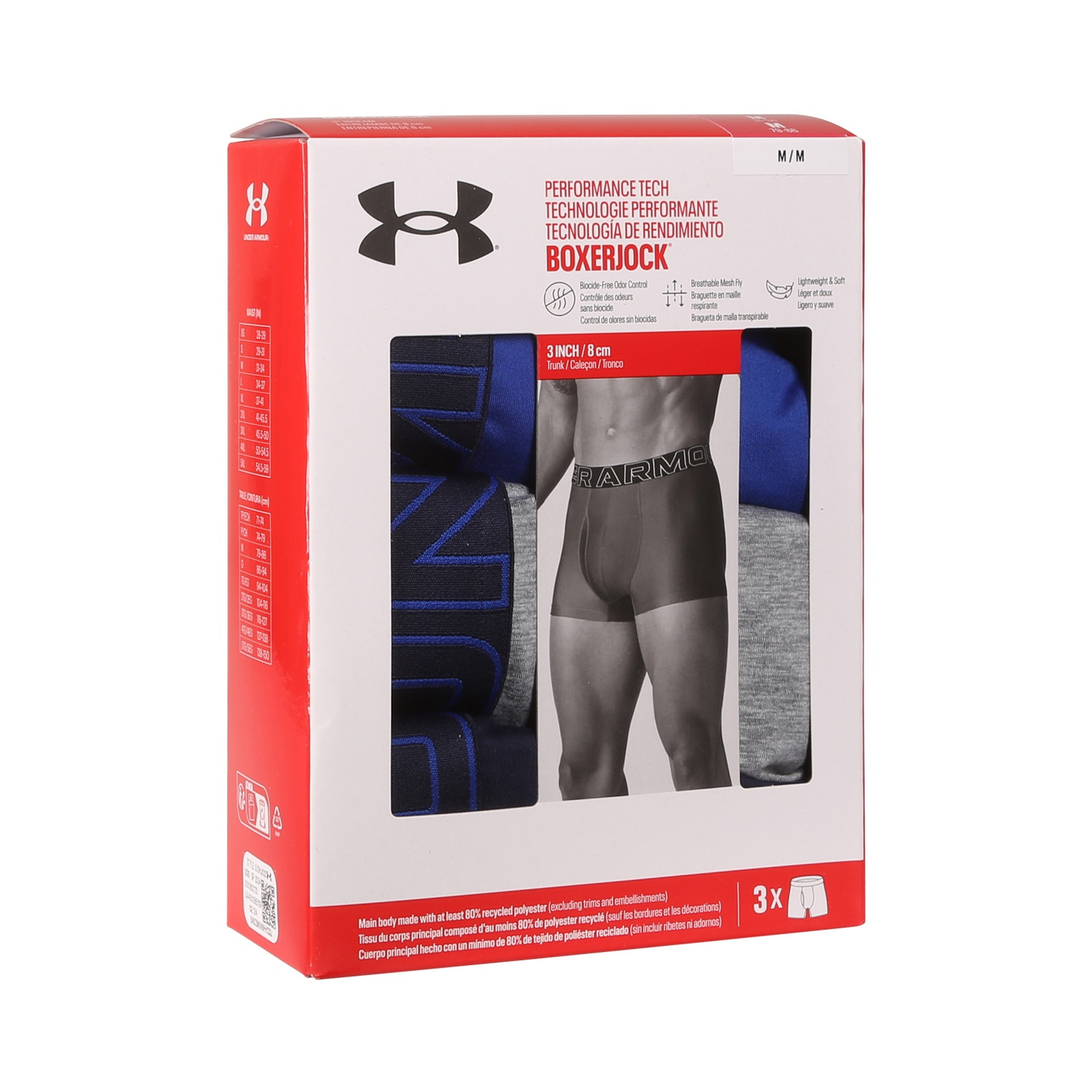 3PACK pánské boxerky Under Armour vícebarevné (1383882 400) 3XL, trenky / trenýrky.
Hledáte kvalitní boxerky z funkčního materiálu?
 
Značku Under Armour nemusíme dlouze představovat, jejich kvalitní materiály jsou skvělé.
Více informací o produktu se dozvíte níže.