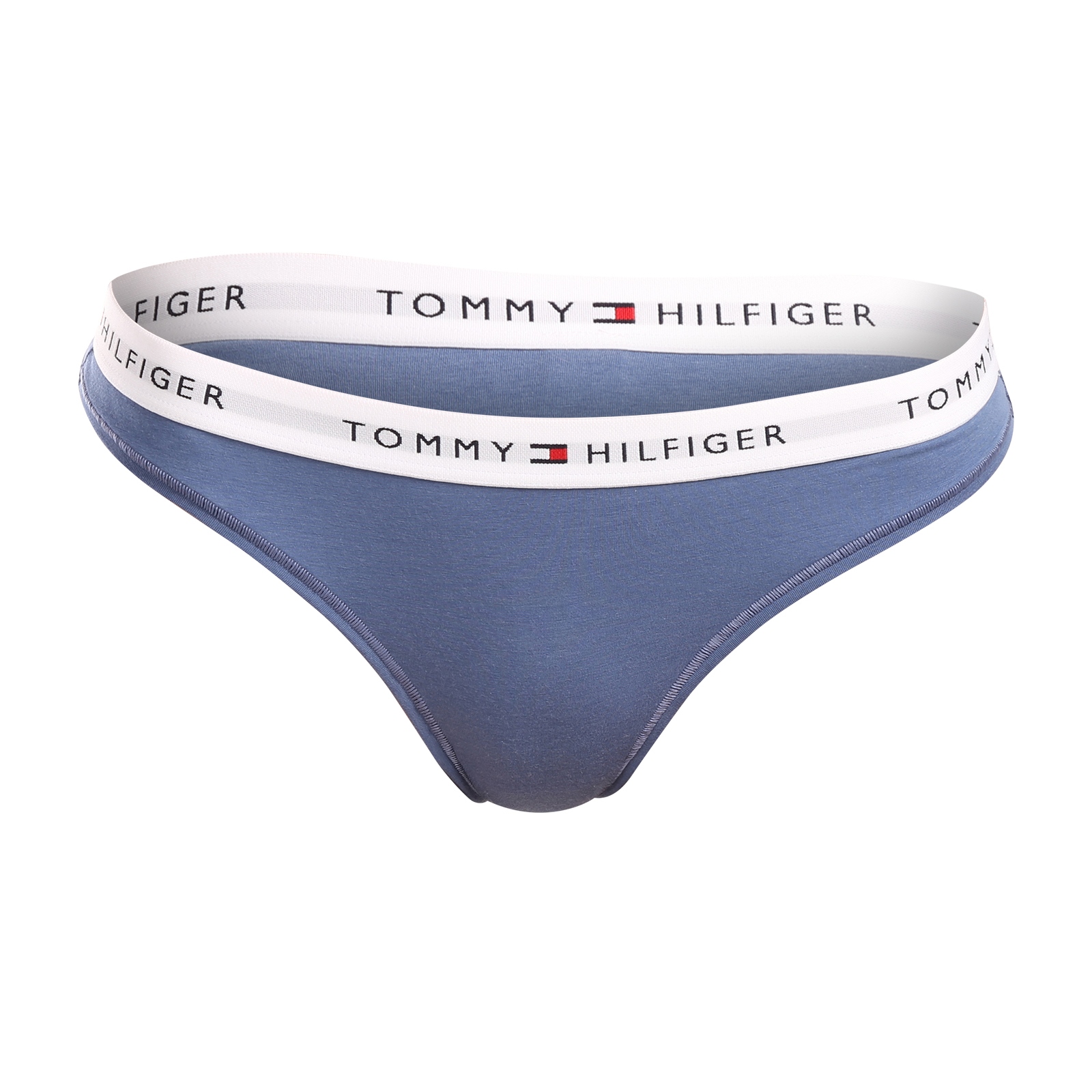 Dámská tanga Tommy Hilfiger modrá (UW0UW03835 C4Q) L