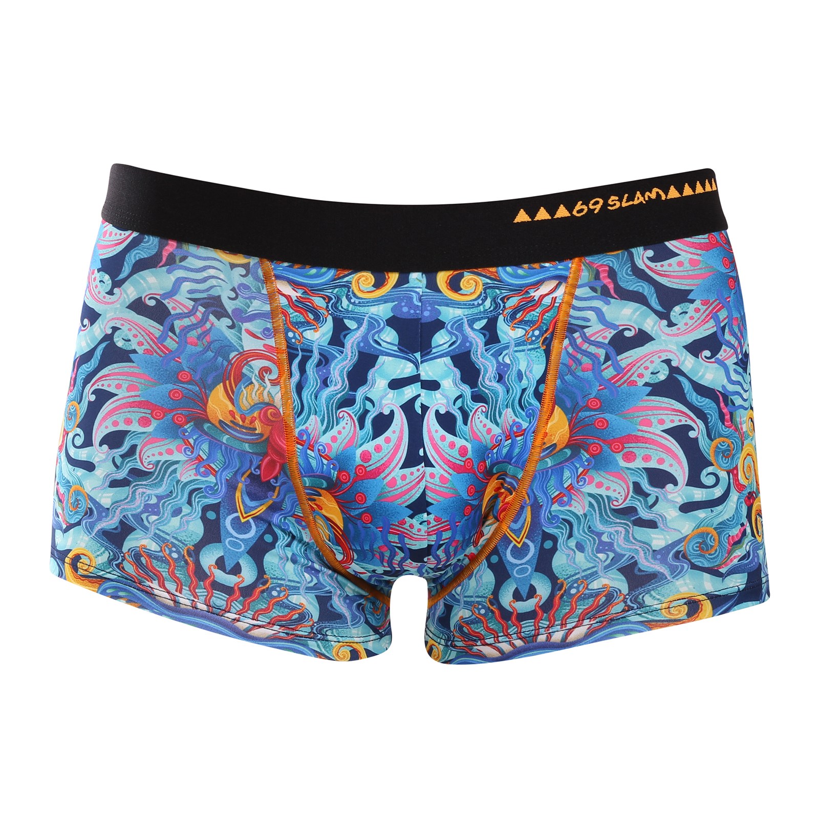 Pánské boxerky 69SLAM Hip BLUE HABITAT (MSYBUH-PO) S, trenky / trenýrky