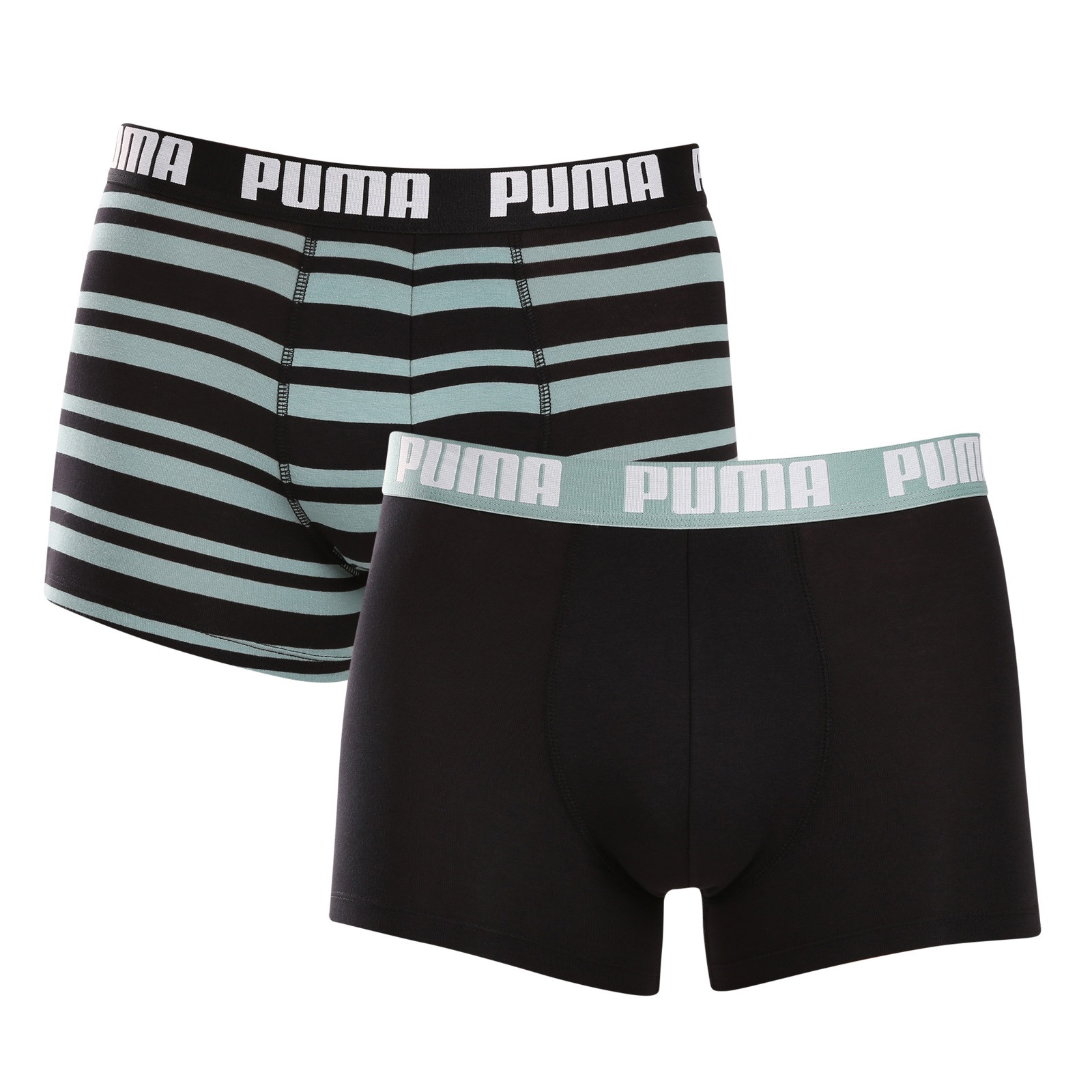 2PACK pánské boxerky Puma vícebarevné (601015001 019) M, trenky / trenýrky.
Boxerky Puma patří do kategorie pánského spodního prádla, které přes svou kvalitu vyčnívají svou velice dostupnou cenou.
 
Boxerky Puma jsou ušity z bavlny s příměsí elastanu, díky tomu skvěle sedí a nikde se nezařezávají.
A jak je to s praním?