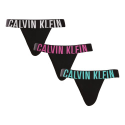 3PACK pánské jocksy Calvin Klein černé (NB3606A-LXR)