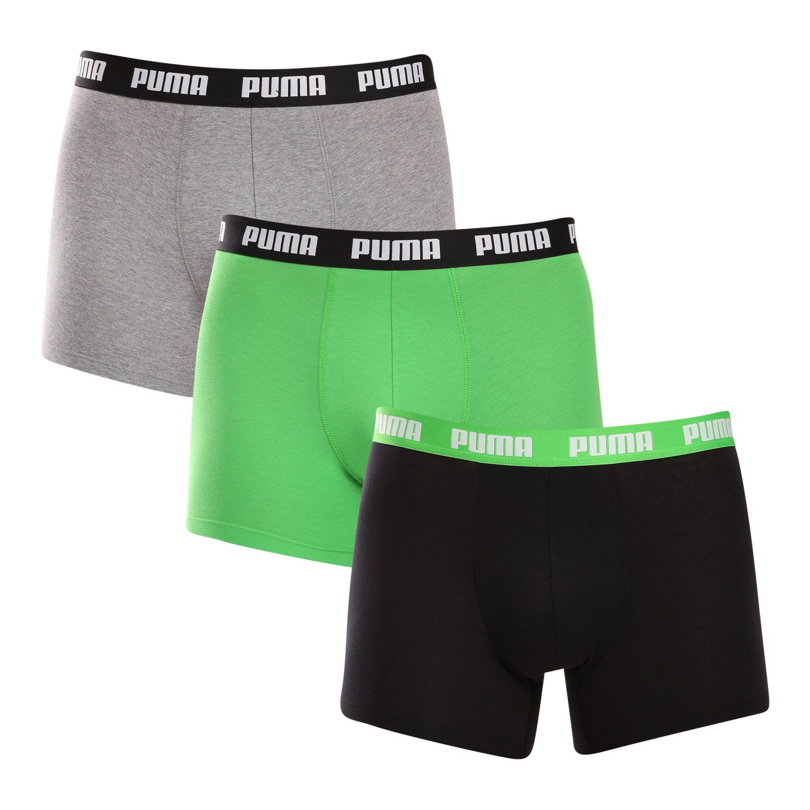 3PACK pánské boxerky Puma vícebarevné (701226820 008) XL, trenky / trenýrky.
Tyto pánské boxerky Puma jsou jedny z nejzajímavějších, nejpohodlnějších a hlavně cenově nejdostupnějších boxerek na našem trhu.