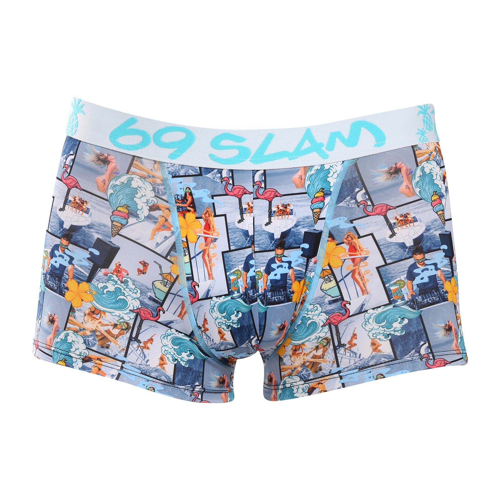 Pánské boxerky 69SLAM Hip SUMMER YACHT (MSYSYH-PO) M