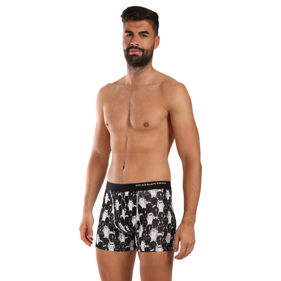 Pánské boxerky 69SLAM fit bamboo GHOST (MPBGHS-BB)