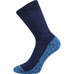 Poškozený obal - Teplé ponožky Boma tmavě modré (Sleep-darkblue)