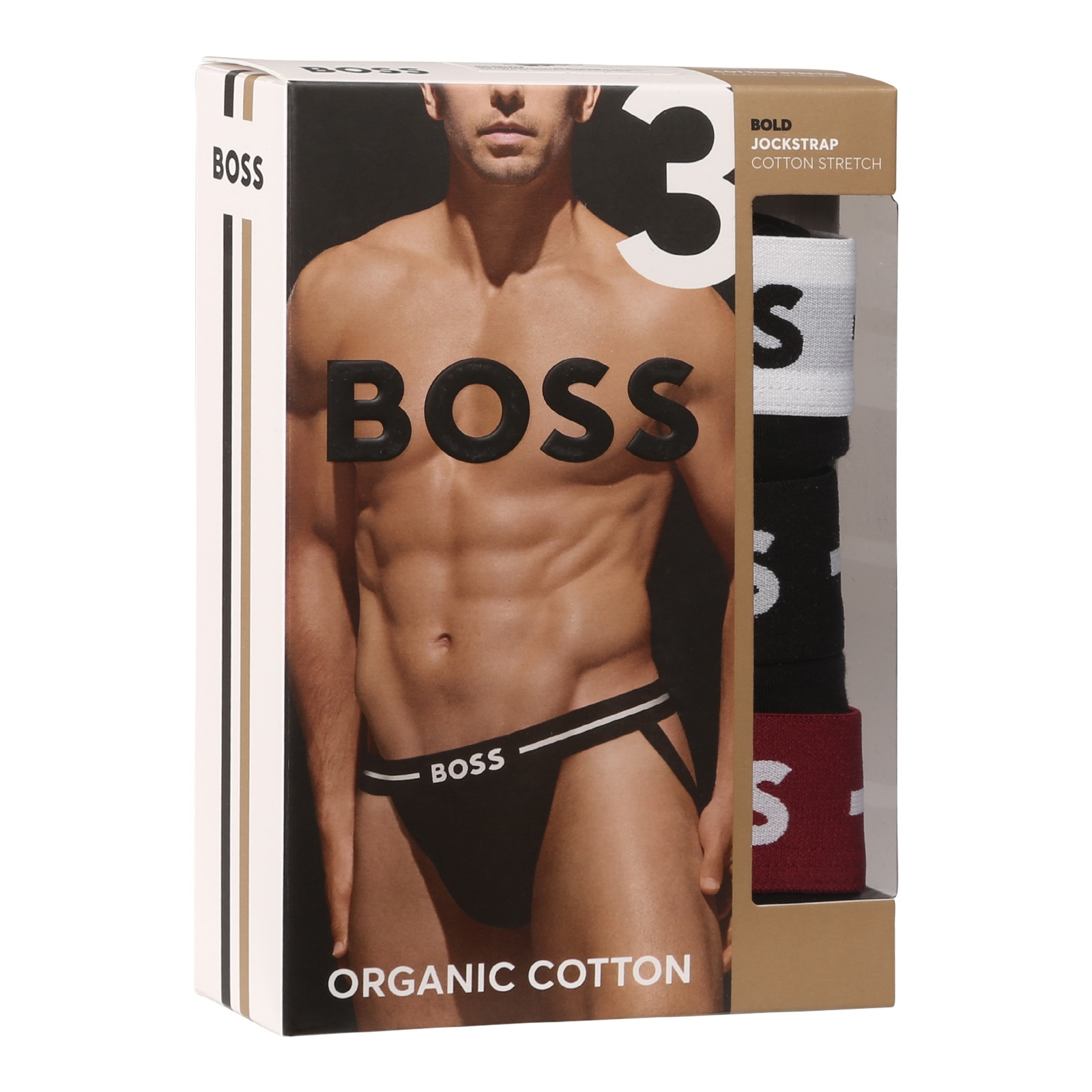 3PACK pánské jocksy BOSS vícebarevné (50517823 968) XXL.