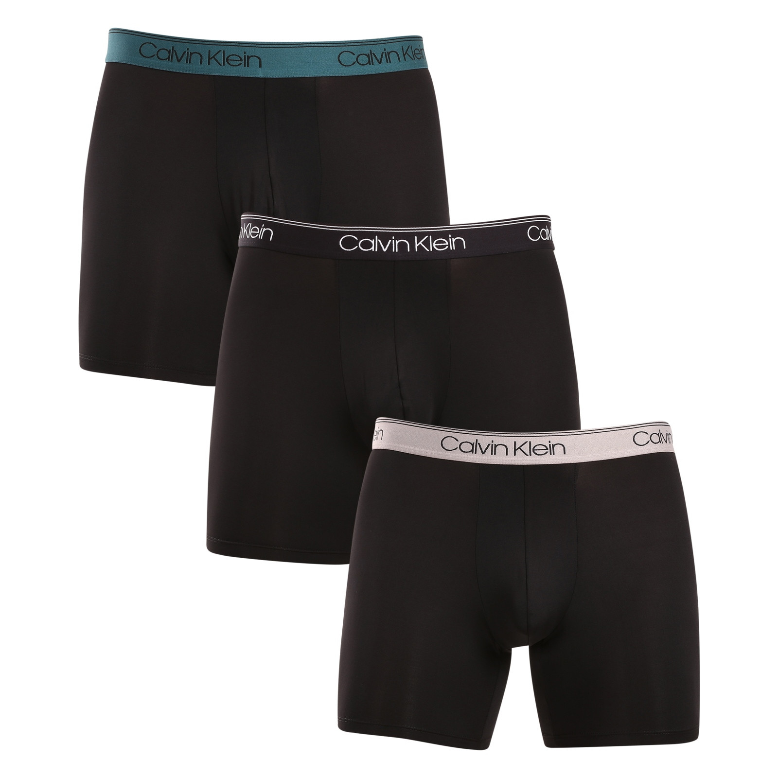 3PACK pánské boxerky Calvin Klein černé (NB2570A-Q7E) S