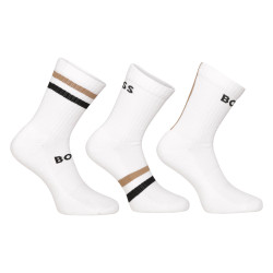 3PACK ponožky BOSS bílé (50518521 100)