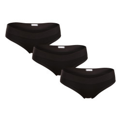 3PACK dámské kalhotky Lovelygirl černé (4999-black)