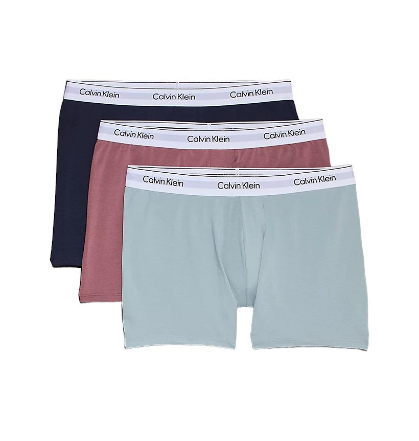 3PACK pánské boxerky Calvin Klein nadrozměr vícebarevné (NB3378A-M8P) XXL, trenky / trenýrky