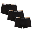 3PACK pánské boxerky BOSS černé (50516542 001)