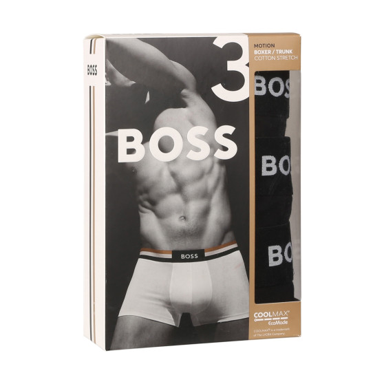 3PACK pánské boxerky BOSS černé (50516542 001)