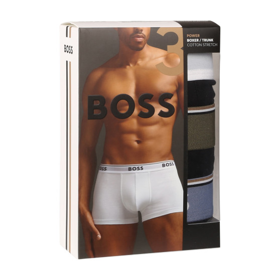 3PACK pánské boxerky BOSS černé (50517827 980)