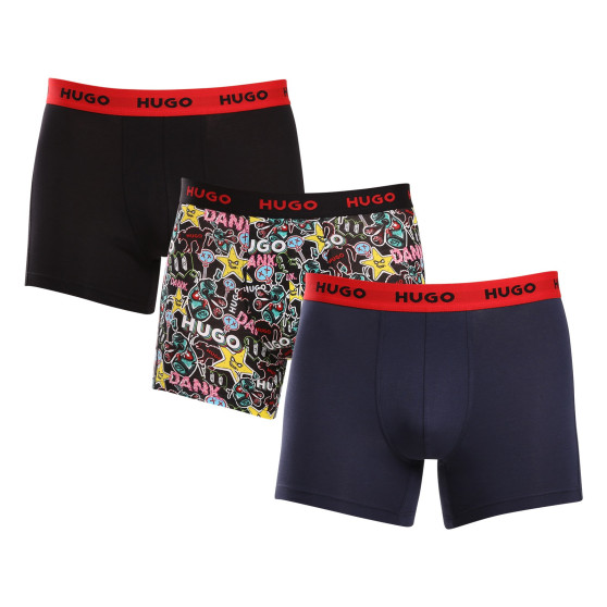 3PACK pánské boxerky HUGO vícebarevné (50517887 979)