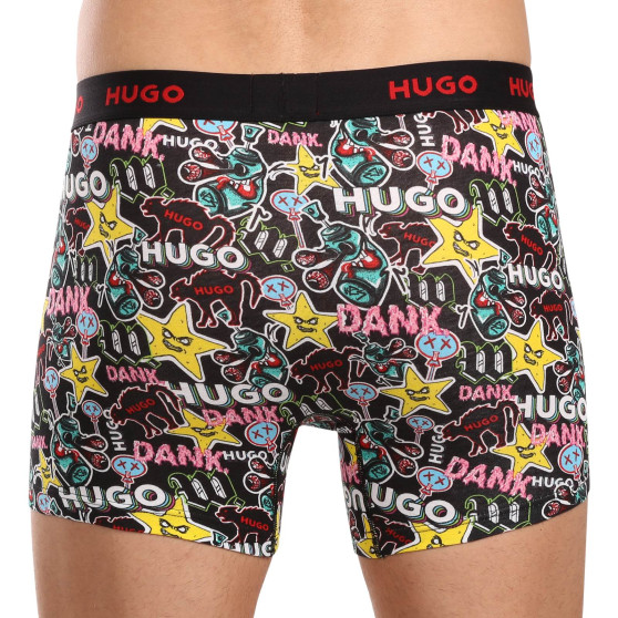 3PACK pánské boxerky HUGO vícebarevné (50517887 979)