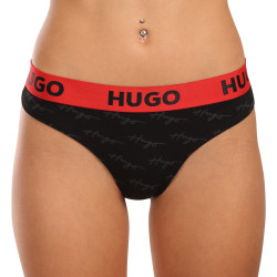 Dámská tanga HUGO černá (50515199 965)