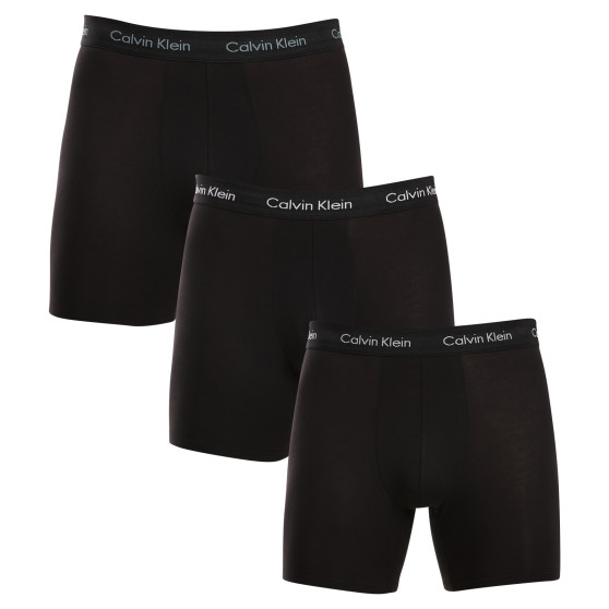 3PACK pánské boxerky Calvin Klein černé (NB1770A-Q5F)