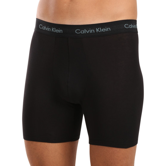 3PACK pánské boxerky Calvin Klein černé (NB1770A-Q5F)