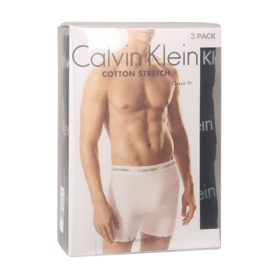 3PACK pánské boxerky Calvin Klein černé (NB1770A-Q5F)