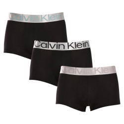 3PACK pánské boxerky Calvin Klein černé (NB3074A-QTE)