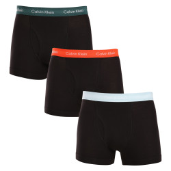 3PACK pánské boxerky Calvin Klein černé (NB2615A-NLS)