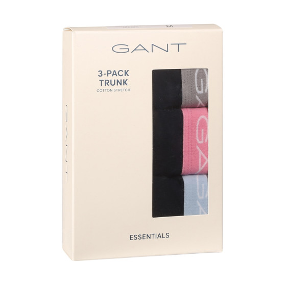 3PACK pánské boxerky Gant černé (902423003-649)