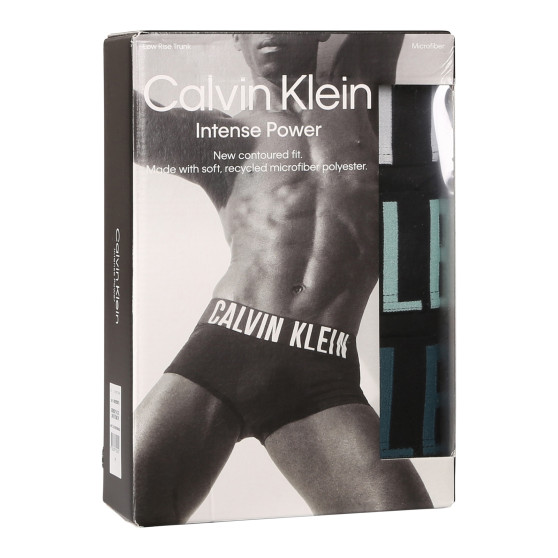 3PACK pánské boxerky Calvin Klein černé (NB3611A-Q1L)