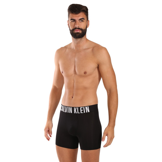 3PACK pánské boxerky Calvin Klein černé (NB3612A-Q1L)