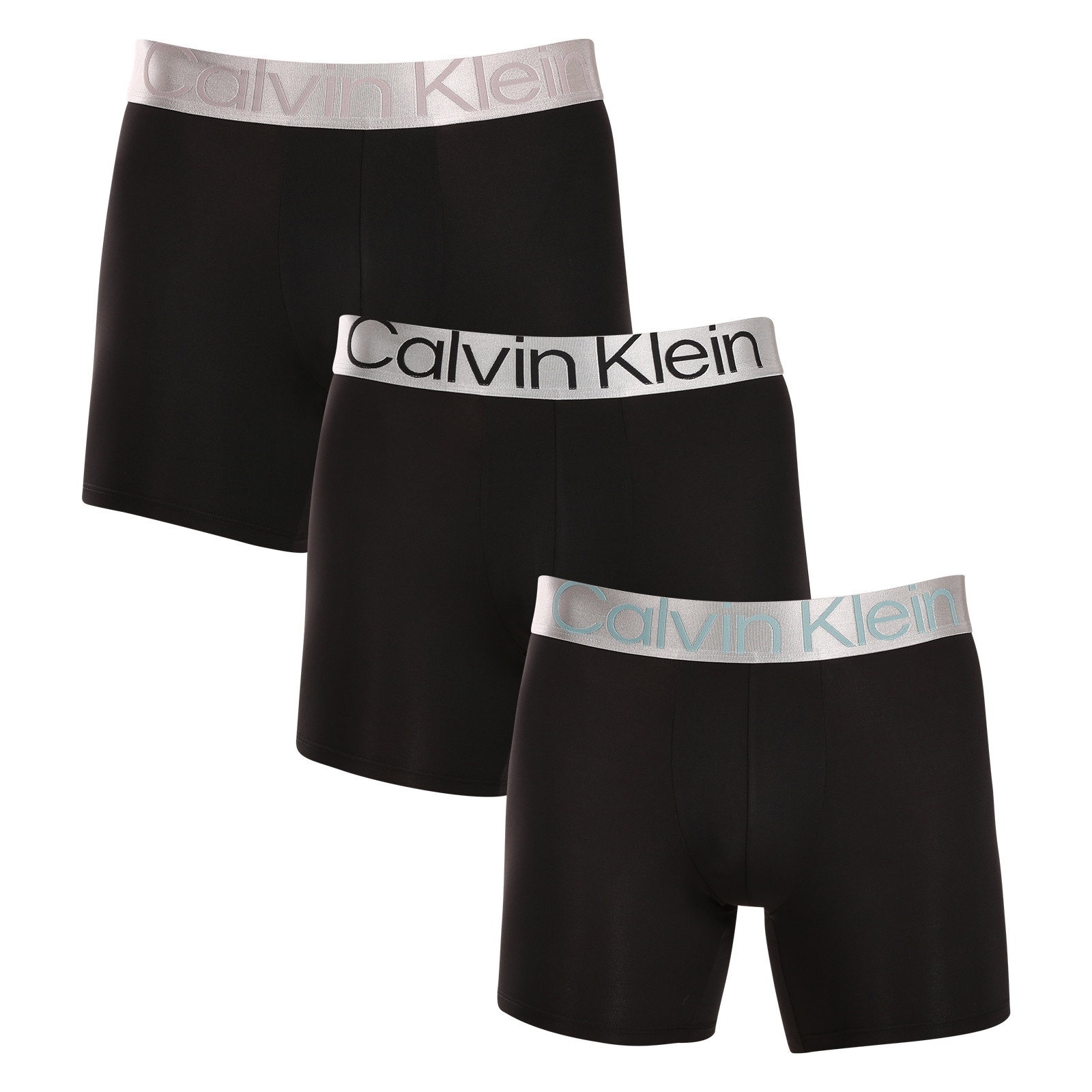 3PACK pánské boxerky Calvin Klein černé (NB3075A-QTE) XL