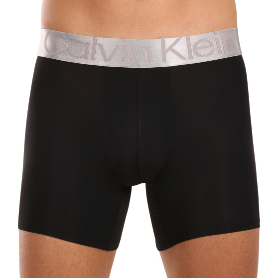 3PACK pánské boxerky Calvin Klein černé (NB3075A-QTE)