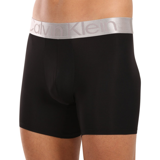 3PACK pánské boxerky Calvin Klein černé (NB3075A-QTE)