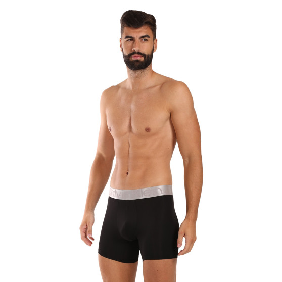 3PACK pánské boxerky Calvin Klein černé (NB3075A-QTE)