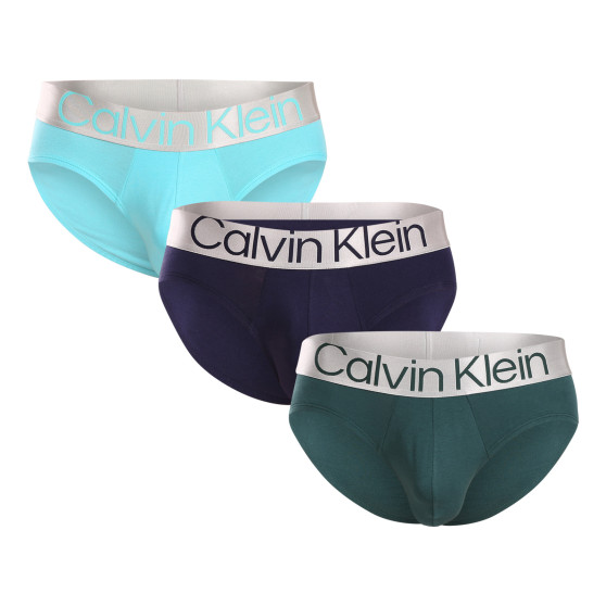 3PACK pánské slipy Calvin Klein vícebarevné (NB3129A-N2M)