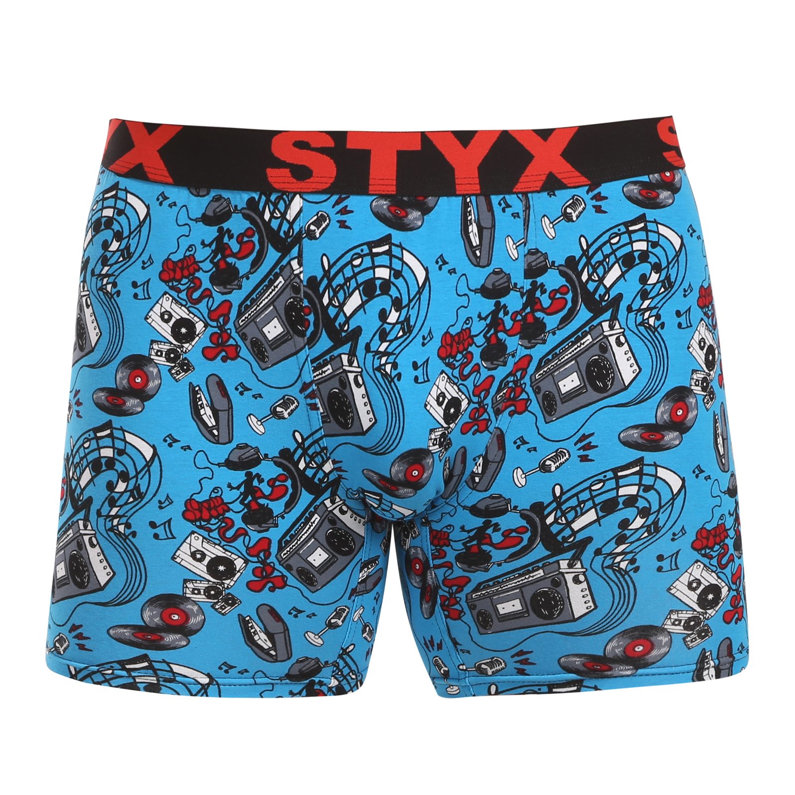 Pánské boxerky Styx long art sportovní guma hudba (UN1558) XXL, trenky / trenýrky