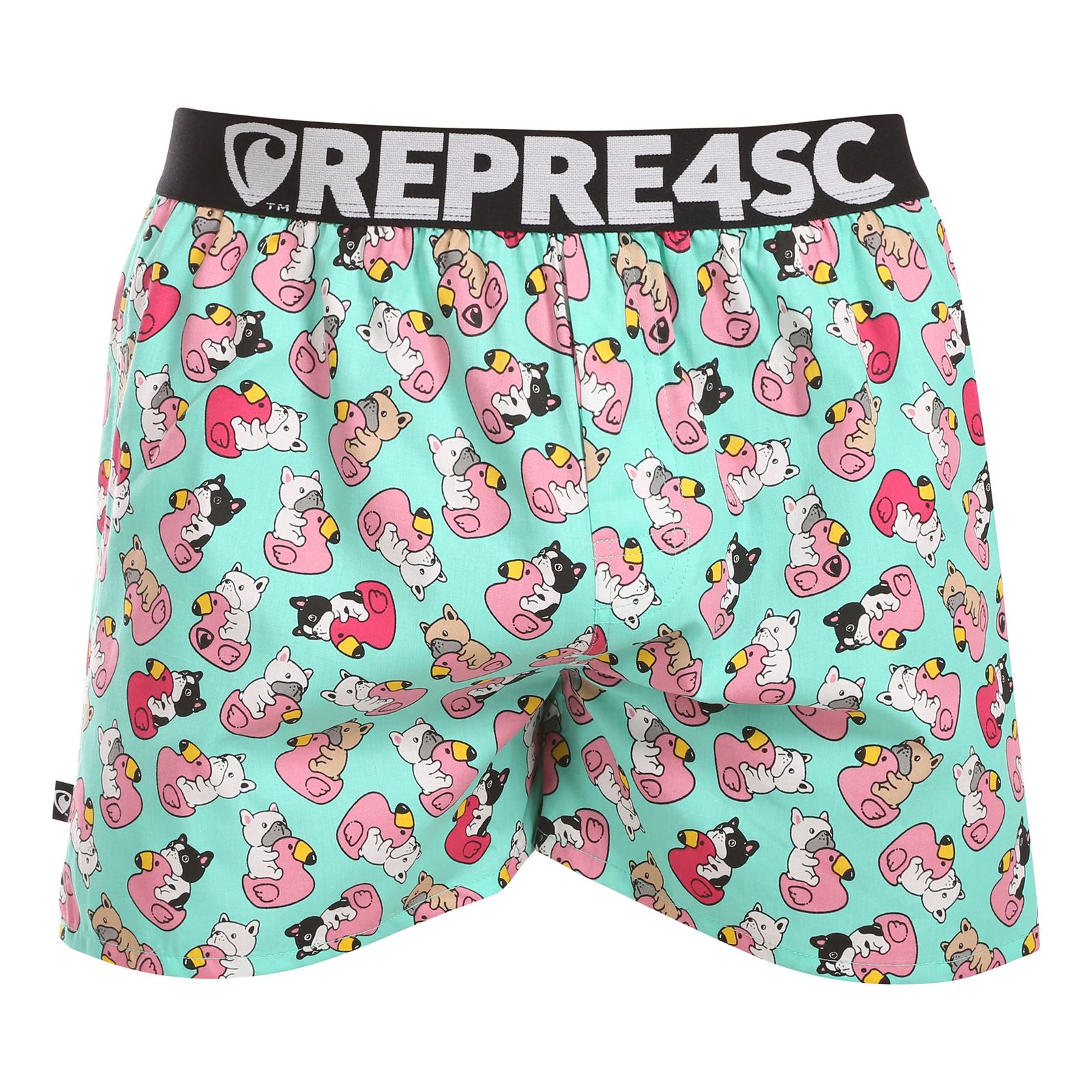 Pánské trenky Represent exclusive Mike Bulldog Bathing (R4M-BOX-0711) S, trenýrky