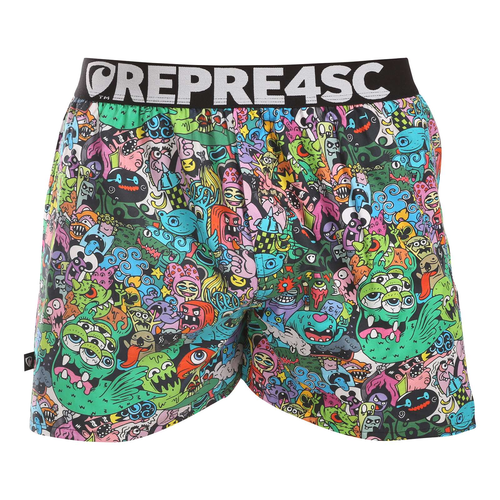 Pánské trenky Represent exclusive Mike Monsters (R4M-BOX-0715) M, trenýrky