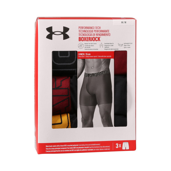 3PACK pánské boxerky Under Armour vícebarevné (1383878 625)